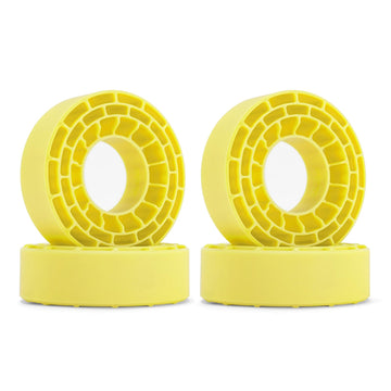 INJORA Silicone Rubber Inserts for 62-64mm*24mm 1.0'' Tires(Large Yellow)