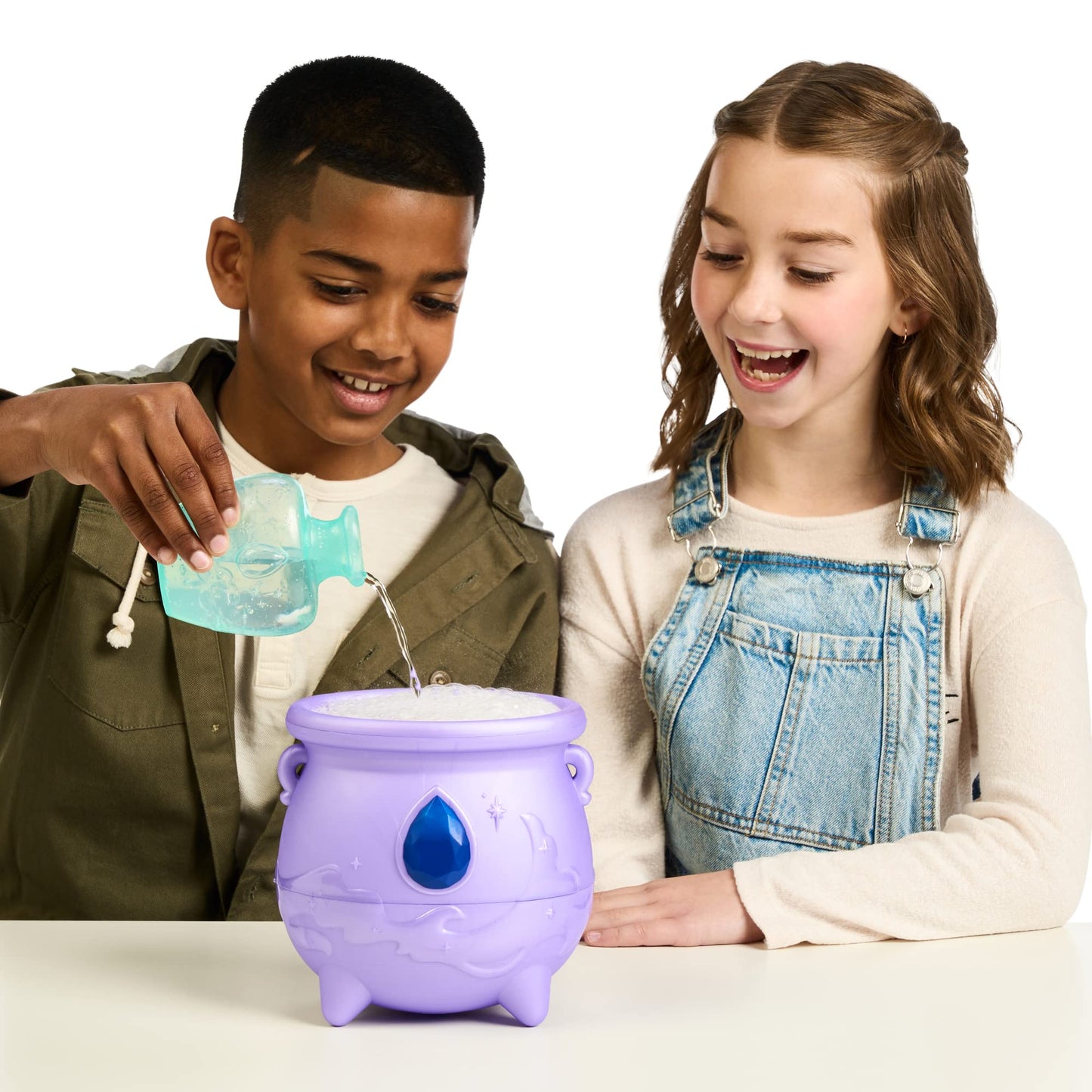 Magic Mixies Color Surprise Magic Cauldron. Reveal A Mixie Plushie From The Fizzing Cauldron And Discover 6 Magical Color Change Surprises - Styles May Vary - Non-Electronic Medium (Pack Of 1)