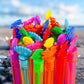 Vkten 24 Pack Bubble Party Favors For Kids, 8 Styles 8 Colors Ocean-Themed Mini Bubble Wands Birthday Summer Beach Pool Toys, Go