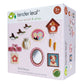 Tender Leaf Toys - Wall D  Cor - 10 Pcs Dollhouse Miniature Decorations Kit - 1:12 Scale Mini Doll House Accessories With Sticky