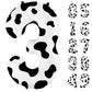 40 Inch Cow Print Balloon, Number 3 Balloons Cow Balloons For 3St Birthday Decoration, Large Cow Number Balloons For Western Par