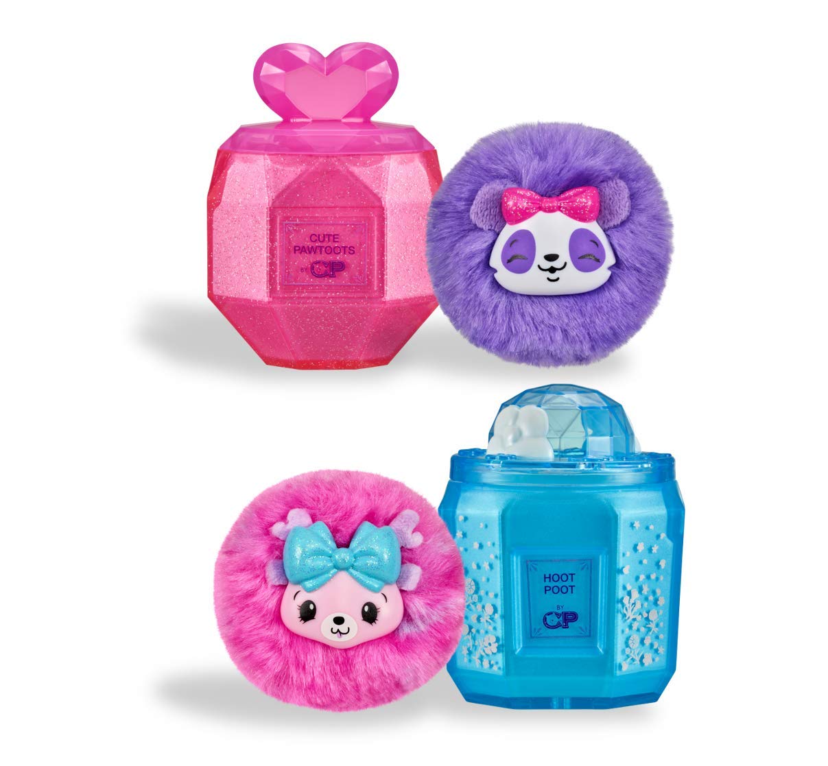 Pikmi Pops Cheeki Puffs - Collectible Scented Plush Toy, Small, Multicolor, Model 75540, 2 Pack