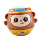 Loom Tree Toddler Tumbler Hand Drum With Light Music Favor Gift Interactive For Kids Brown | Toys For Baby | Developmental Baby 