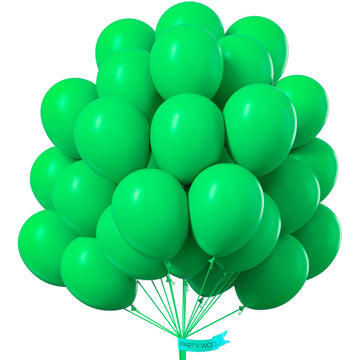 Partywoo Clover Green Balloons, 50 Pcs 12 Inch Malachite Green Balloons, Green Balloons For Balloon Garland Balloon Arch As Party Decorations, Birthday Decorations, Baby Shower Decorations, Green-Y24