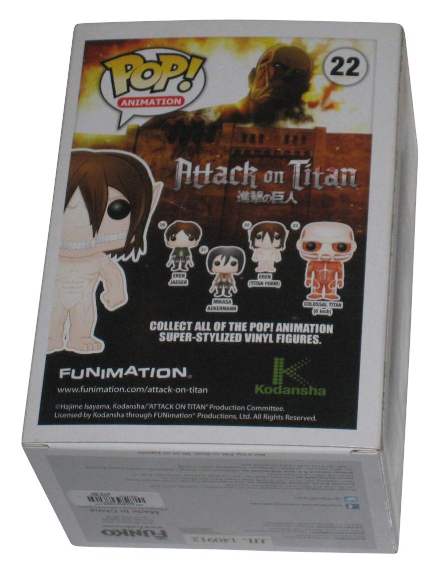 Funko Pop! Attack on Titan Eren Titan Form Figure - Hot Topic Exclusive - Vinyl - Multicolor - Model 8.49803E+11