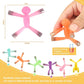 Laleay Magnetic Men, Whimsical And Colorful Humanoid Magnetic People Toys, 4Pcs, Synthetic Resin