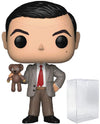 Funko Pop! Movies Mr. Bean Vinyl Figure 3.75" Multicolor - Includes Pop Box Protector Case, Model RegBean592