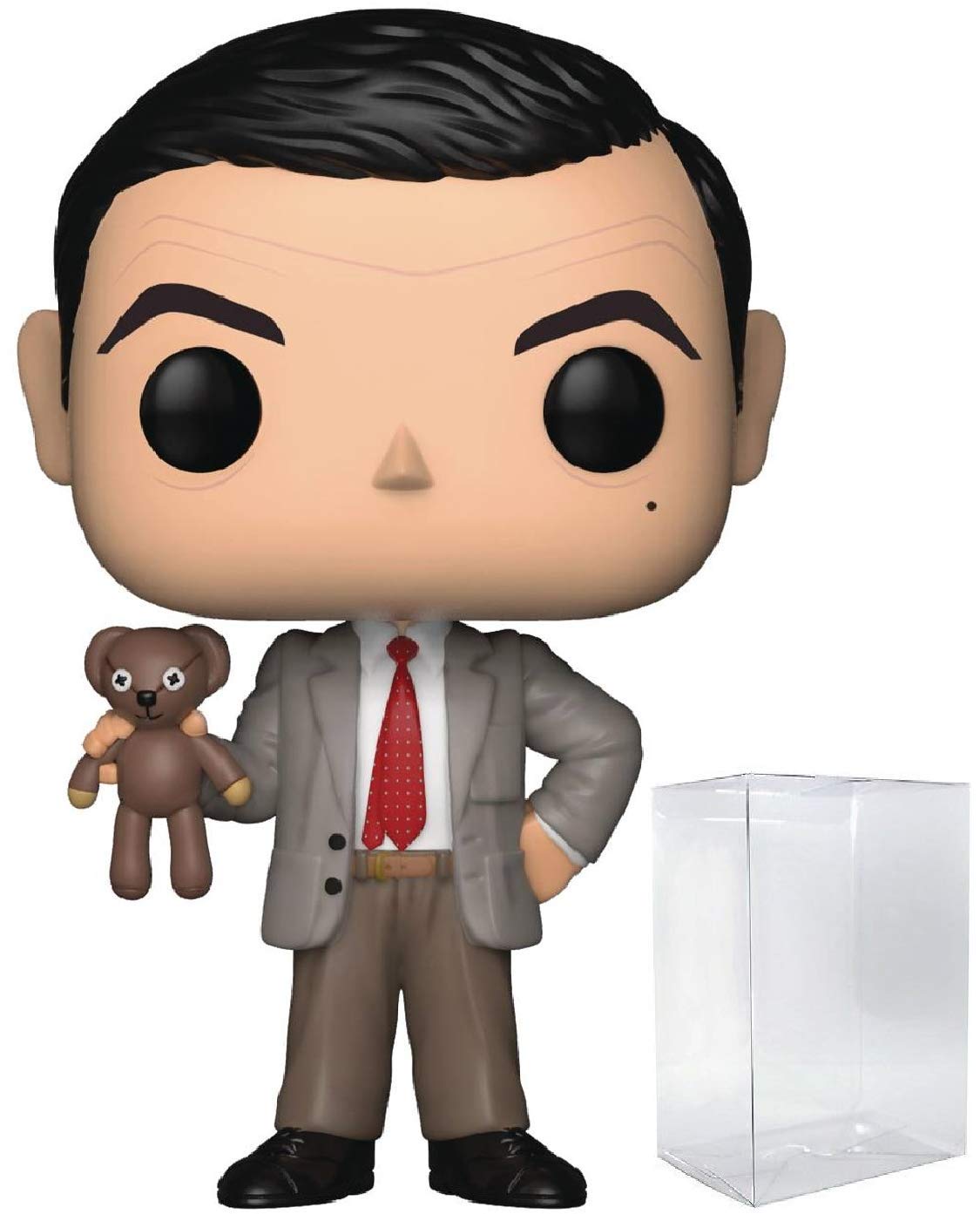 Funko Pop! Movies Mr. Bean Vinyl Figure 3.75" Multicolor - Includes Pop Box Protector Case, Model RegBean592