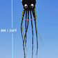 APZ Sky Visitor 3D 26ft Ultra Large & Fun Octopus Foil Kite with Handle & Line, Giant Kite for Adults and Kids, Boys Girls, Beac