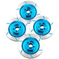 4Pcs Sharegoo Aluminum Alloy 12Mm Wheel Rim Hex Hub Brake Disc Decoration Compatible With Hsp Hpi Kyosho Traxxas Tamiya 1/10 4Wd