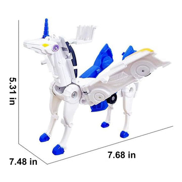 liluwushe Unicorn Transforming Car,Transformation Toy with Collision Transforming Car ,for Unicorn Toys for Girls Age 4-6 |Party