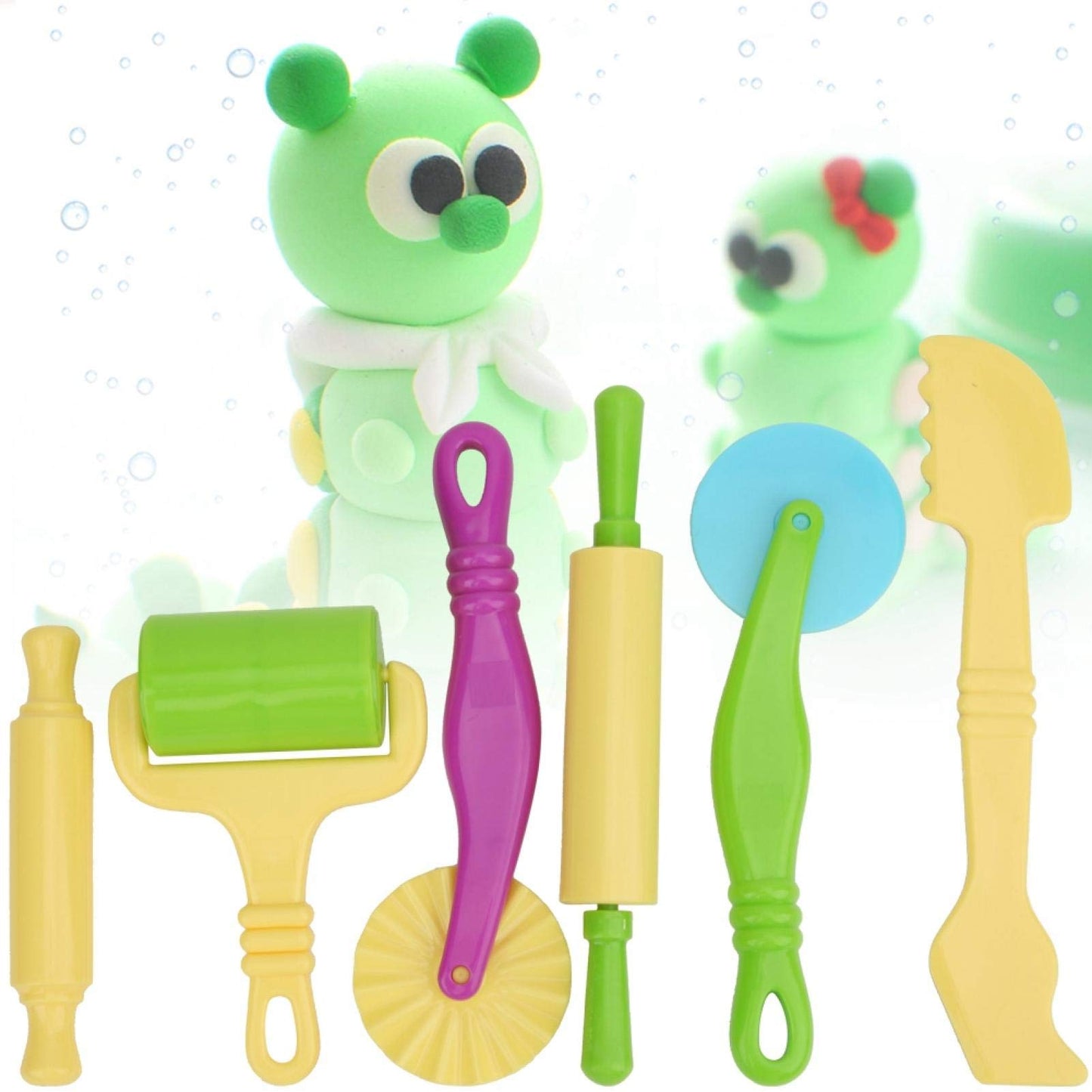 Diy Kit Clay Tool, Fun 6 Pcs Clay Dough Tool, For Art Teaching 3 Years Of Age Or Older Children Playing