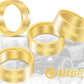 OGRC 1.0 Inch Brass Internal Beadlock Ring 92g Heavy Wheel Weighted Clamp Ring Fits RC Wheel Rims for TRX4M SCX24 1/18 1/24 RC C