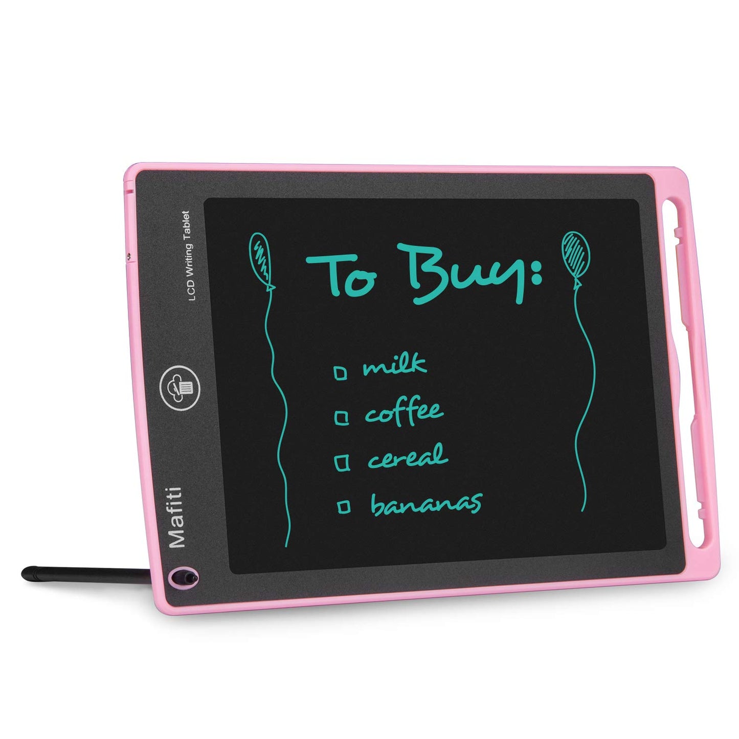 Mafiti LCD Writing Tablet 8.5 Inch Electronic Writing Drawing Pads Portable Doodle Board Gifts for Kids Toys for Girls Pink