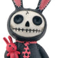 Black and Pink Bunny Bun-Bun Furry Bones Collectible Figurine