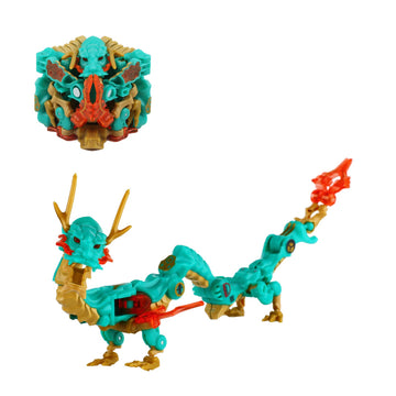 52Toys Megabox Chinese Dragon Deformation Toys Action Figure, Converting Toys In Mecha And Cube, Perfect Birthday Party Gift For