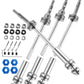 Rcarmumb Upgrades Part Drive Shaft CVD for 1/10 Slash 4X4/Stampede 4X4/Rustler 4X4/Hoss 4X4 RC 4WD,4PCS Front Rear Stainless Ste