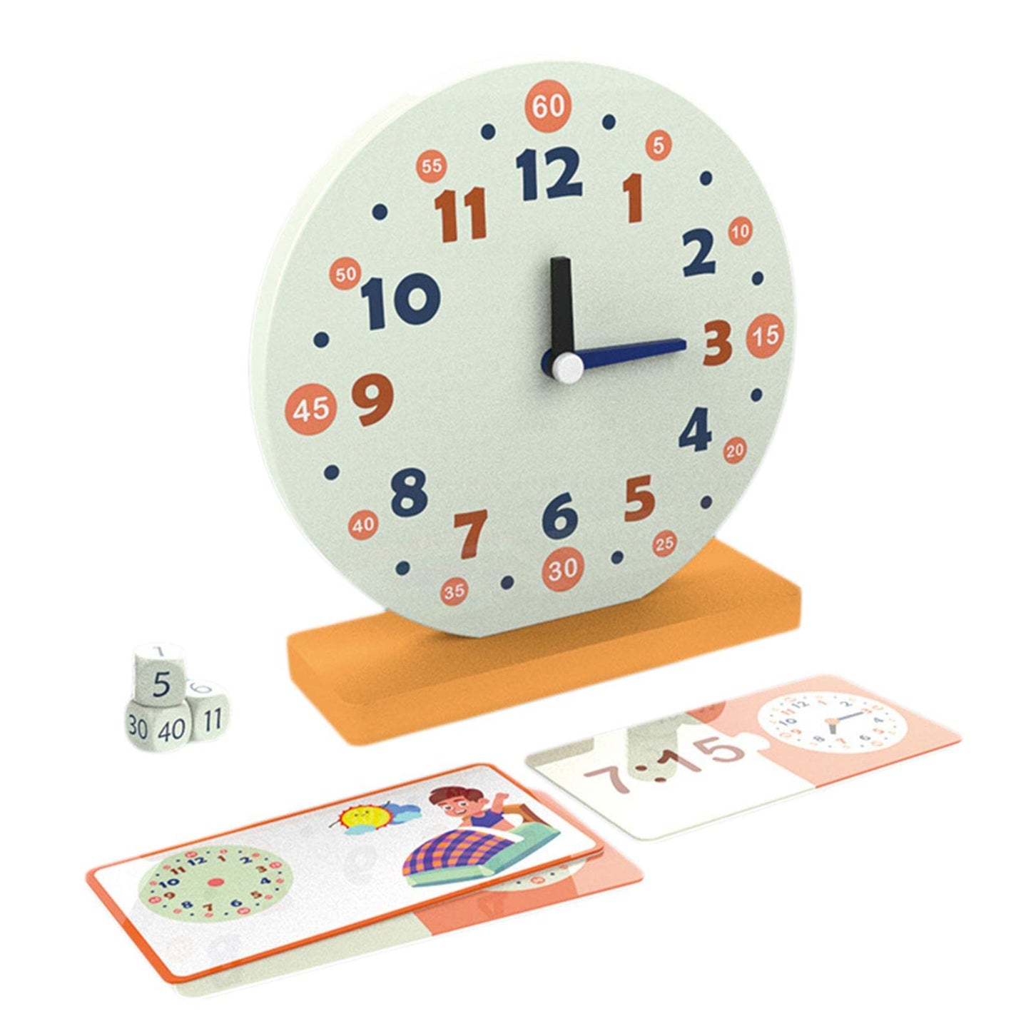 MerishoppMontessori Wooden Clock Toys Educational Game For Classroom Children Baby|Toys & Hobbies|Preschool Toys & Pretend Play|