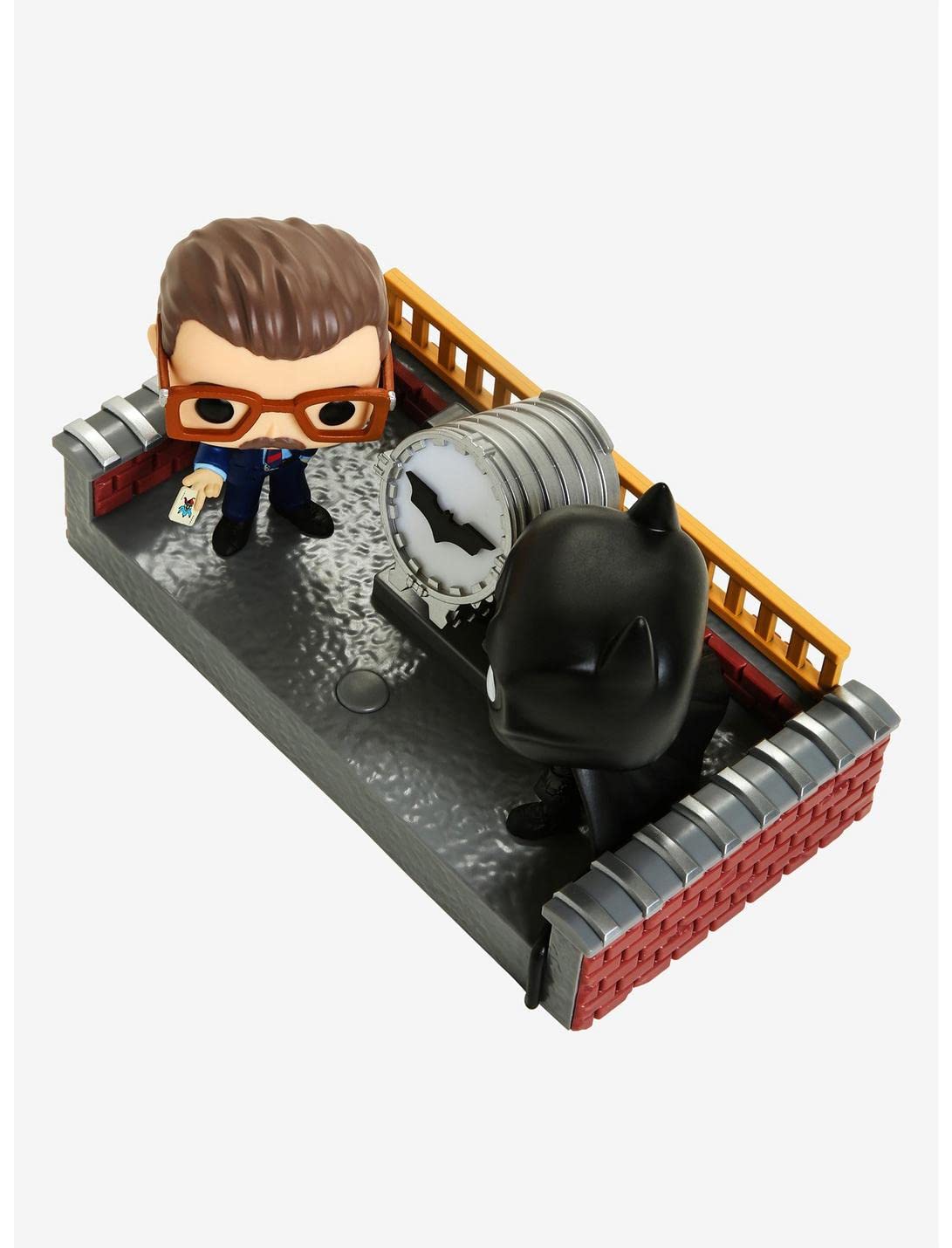 Funko Pop! Movie Moment: Batman 80th - Light Up Bat Signal, Standard Size, Vinyl, Multicolor, Model 37258