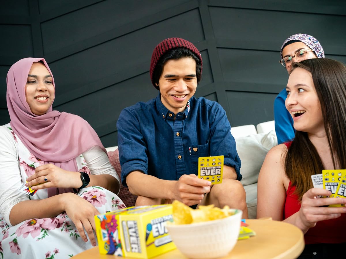Everything Ever Card Game | Fun Family Games For Adults, Teens, & Kids | Fun Quick Party Game | 20 Minutes | Ages 12 And Up | For 2 To 10 Players | Easy To Learn