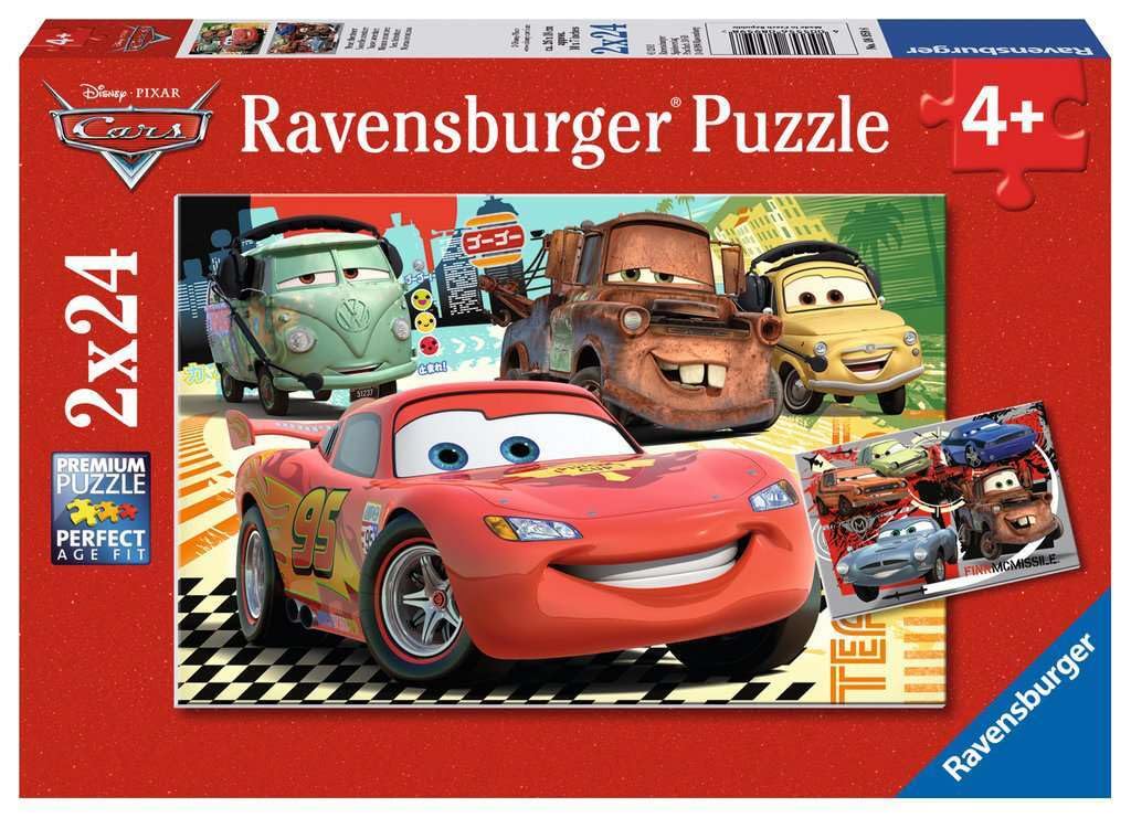 Ravensburger Cars: New Adventure Jigsaw Puzzle (2 X 24 Piece)