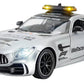 Magicwand 1:24 Scale Die-Cast Amg-Gt3LargeBox Packing With 4 Openable Doors,Pull Back Action,Lights,Music Police SilverPack Of 1