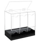 Verssure 3-Slot Booster Pack Dispenser with Non-Slip Base Acrylic Card Pack Dispenser Fits 120 Booster Packs for Dispensing Card Holders Storage Case for Trading Card Packs and Sports Card