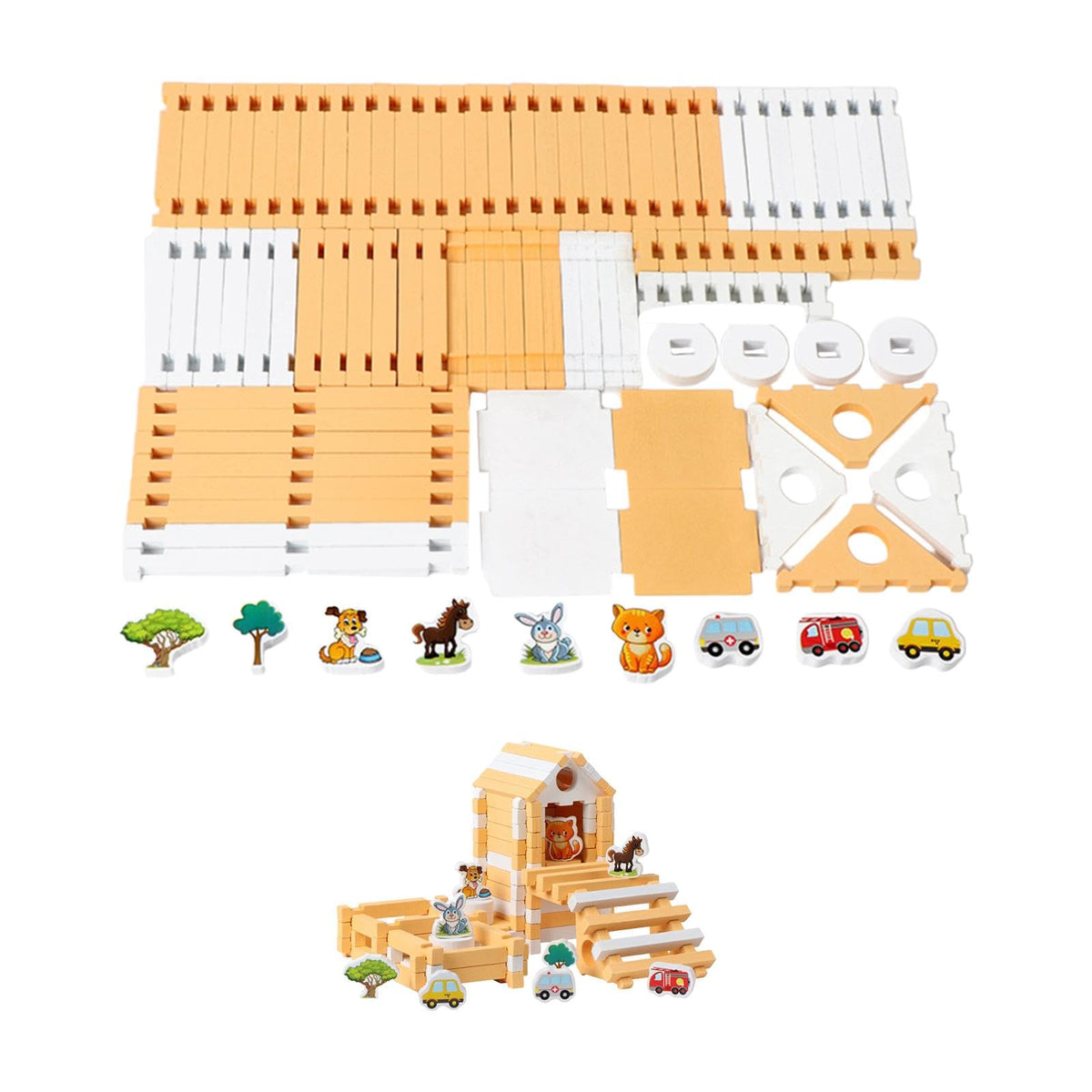 Merishopp Building Blocks Set Engineering Learning Toy For Ages 3 4 5 6 Years Old Kids | Toys & Hobbies