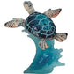 Stealstreet Ss-G-90140, 5 Inch Blue Sea Turtle Swimming-Collectible Figurine Statue