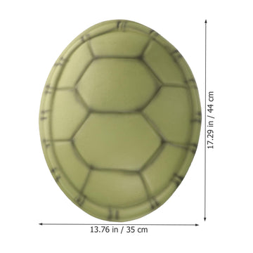 Toddmomy 4Pcs Halloween Turtle Shell Costumes, Eva Turtle Shell Backpack For Halloween Dress Up Cosplay Costume Accessories