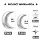 54Pcs Star Foil Balloons Moon Foil Mylar Balloons With 50Pcs Silver Star Balloons And 4Pcs Large Moon Foil Balloons For Baby Sho