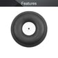Fielect 2.75 Inch Rc Model Airplane Super Light Pu Sponge Tire Tail Wheel Tire And Wheel Sets For Rc Car Airplane With Plastic H