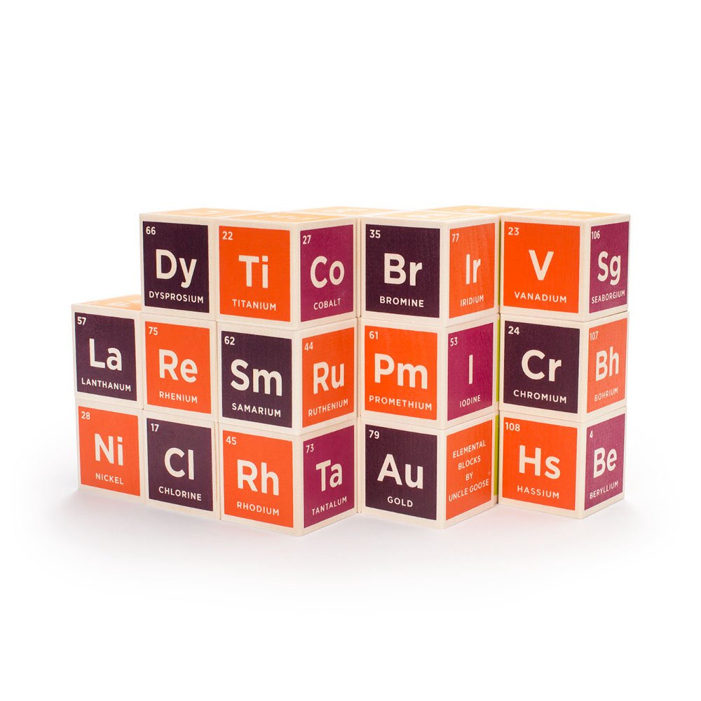 Uncle Goose Periodic Table Blocks - Made In The Usa