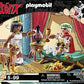 Playmobil 71270 Asterix: Caesar and Cleopatra - with Two Characters, A Leopard, A Long Chair for The Queen and Accessories - The