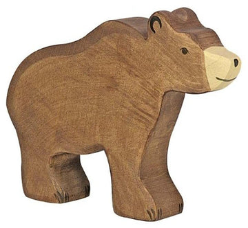 Holztiger Brown Bear Toy Figure
