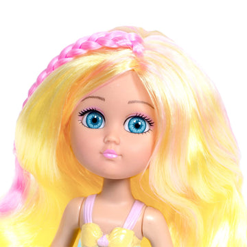 Adora Water Wonder Mermaid Dolls With Color-Changing Tail In Cold Water, 7' Toy Baby Doll With Movable Waist, Birthday Gift For Ages 1+ - Sandy