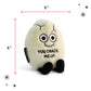 Punchkins Egg Plushie - You Crack Me Up - 9" Cute Food Toy - Polyester