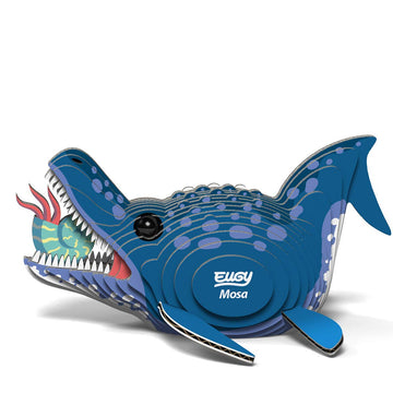 Eugy Mosasaurus Dinosaur 3D Puzzle, 25 Piece Eco-Friendly Educational Toy Puzzles For Boys, Girls & Kids Ages 6+