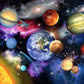 Ravensburger Solar System - Engaging 300 Piece Jigsaw Puzzle for Kids | Unique Piece Design | Fine Linen-Textured Paper | Anti-Glare Surface | Enhances Concentration & Creativity