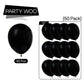Partywoo Black Balloons, 50 Pcs 12 Inch Matte Black Balloons, Black Balloons For Balloon Garland Or Balloon Arch As Party Decorations, Birthday Decorations, Retirement Party Decorations, Black-Y18