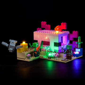 Hilighting Upgraded Led Light Kit Compatible With Lego The Axolotl House Building Set, Lights Decoration Compatible With Lego 21