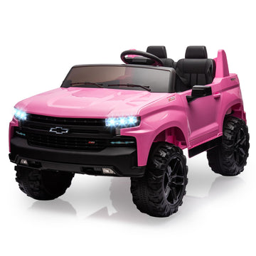Hipicute 24V 2-Seater Truck Licensed Chevrolet Silverado Ride On Car Kids Toy