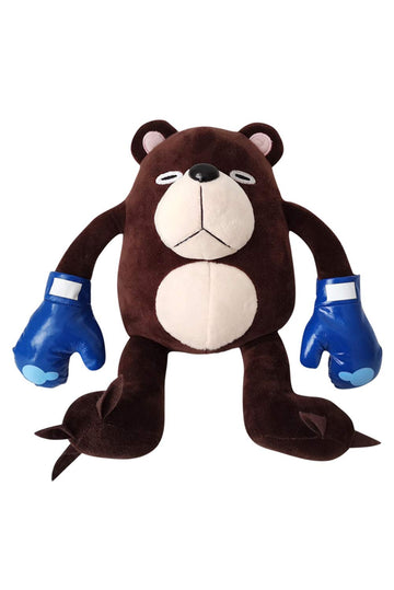 Lixinya Anime Bear Stuffed Animal Brown Bear Plush Cartoon Figure For Kids 9.8 Inches