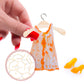 Iplusmile 20Pcs Miniature Wooden Clothes Hanger For Dolls Doll Accessories Practical Dollhouse Organization Tool For Keeping Clo