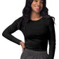 Sivvan Scrubs For Women - Long Sleeve Comfort Underscrub Tee 3-Pack - S85003 - Blackdark Marl Greywhite - S