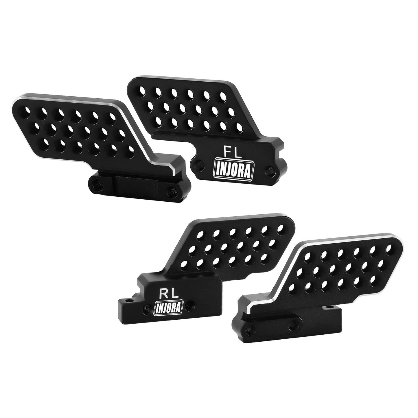 INJORA Shock Mount Multiple Mounting Positions Damper Holder CNC Aluminum for TRX4M Defender 1/18 RC Crawler Upgrades