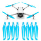 Master Airscrew Stealth Propellers for DJI Mini 3 - Blue, 4 propellers in Set