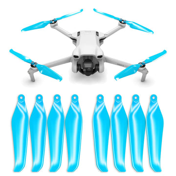 Master Airscrew Stealth Propellers for DJI Mini 3 - Blue, 4 propellers in Set