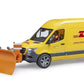 Bruder MB Sprinter Delivery Van with Driver Figure, Pallet Cage & Packages, Model 02671, Plastic