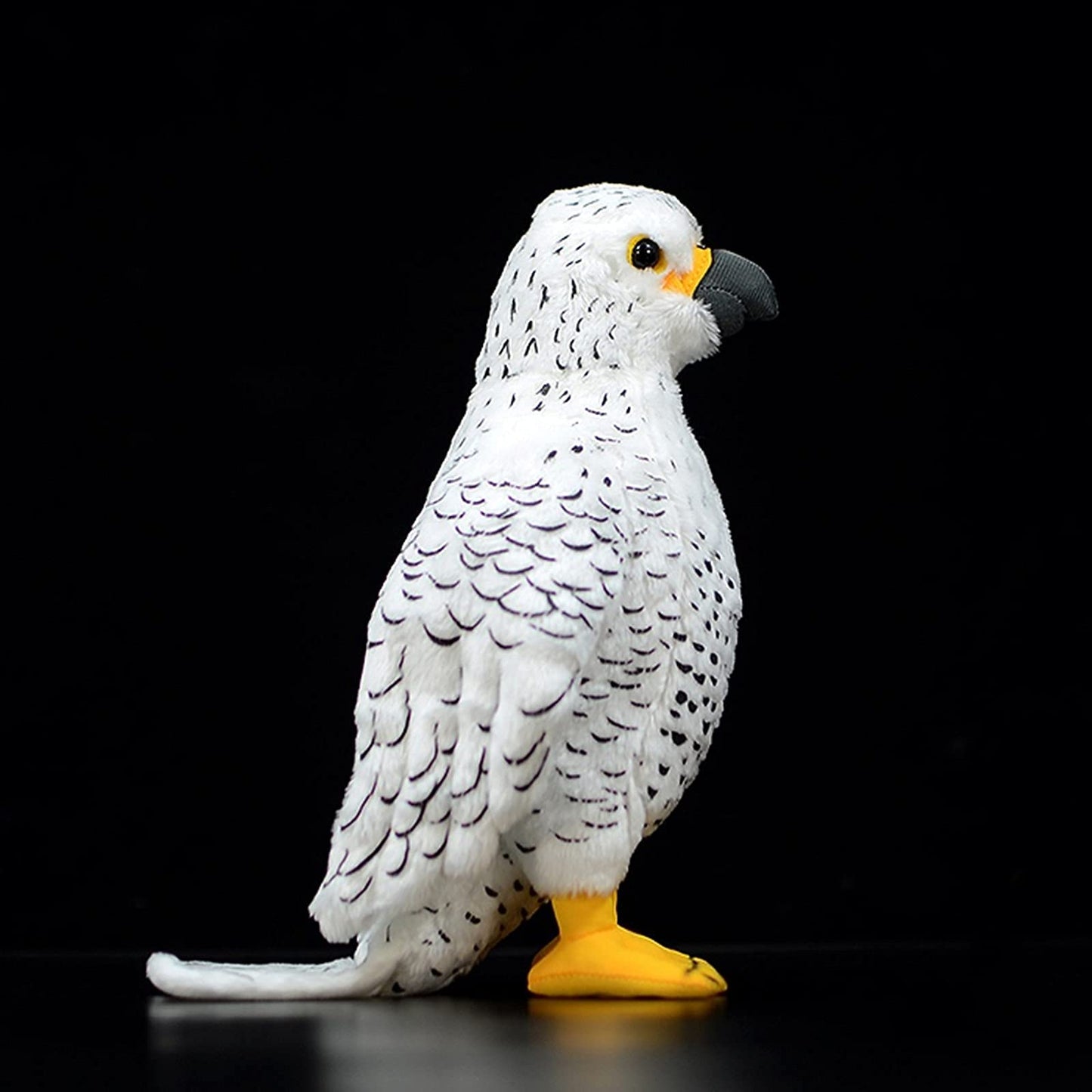 Simulation White Pigeon Stuffed Animal Toy - 10 Inch Rock Pigeon Toys, Cute Pigeon As Gift For Kids (Spear Falcon)